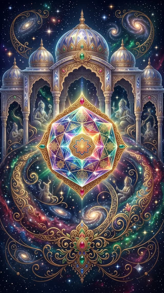 Chitra nakshatra — Tvashtar (the divine architect and craftsman), symbolised by a bright jewel or pearl